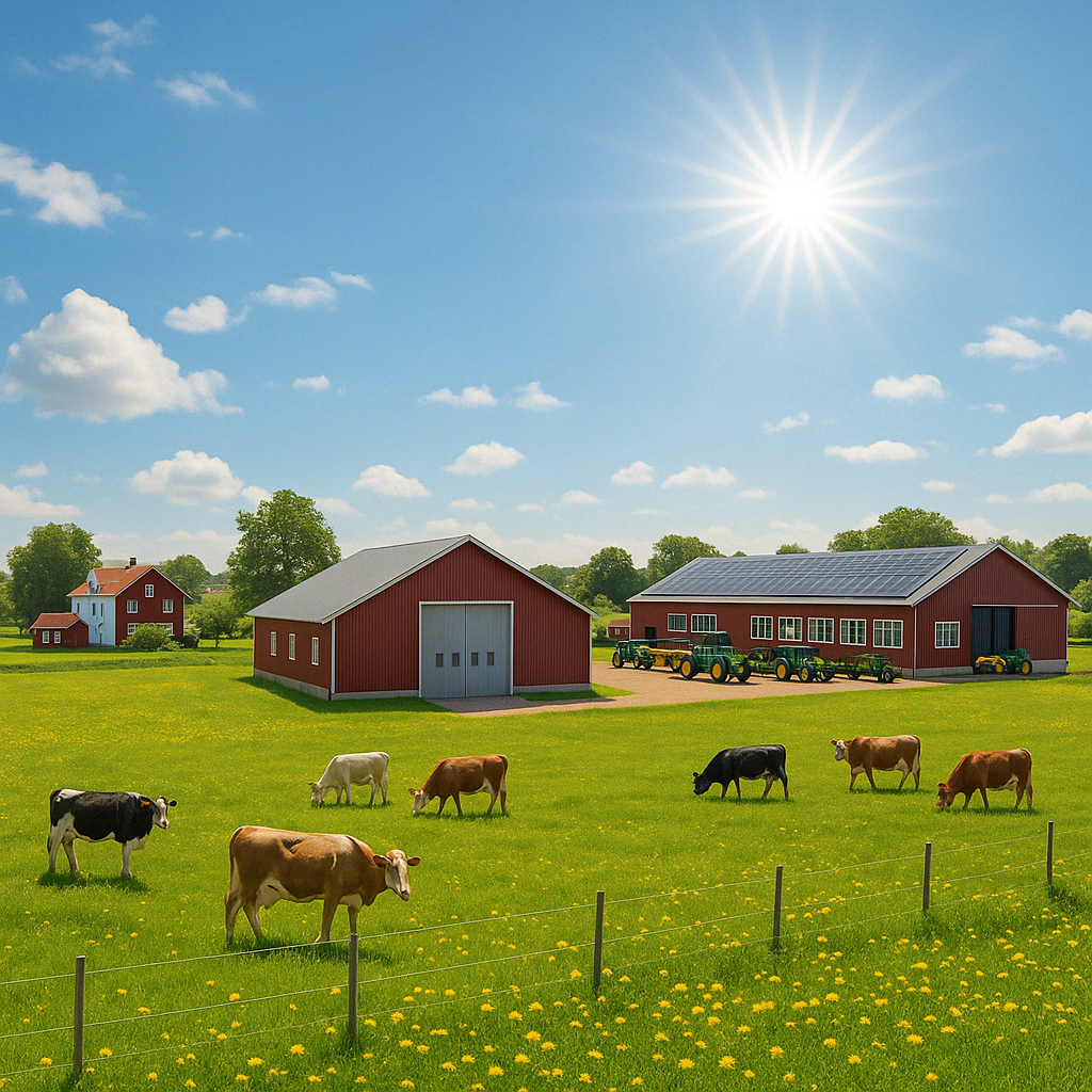 Solpaneler, lantbruk | Borga Energy