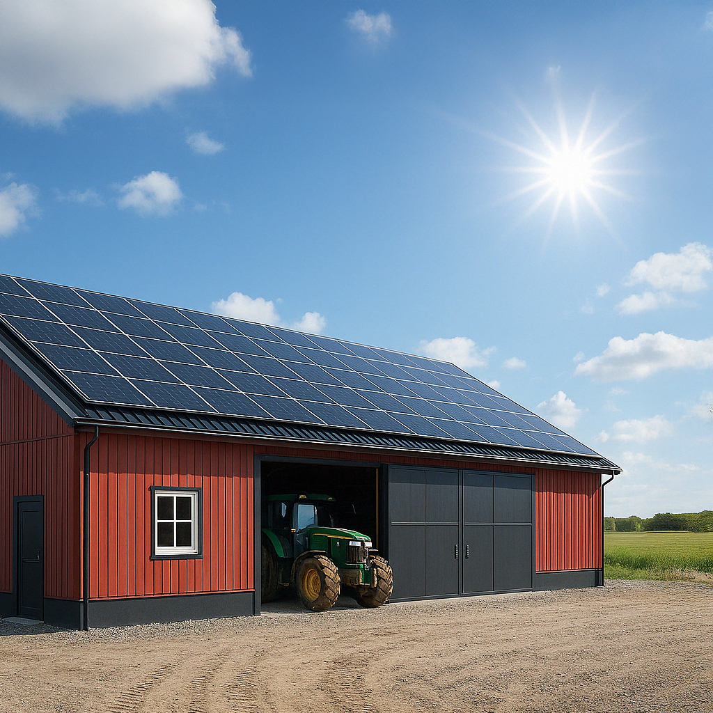 Solpaneler, lantbruk | Borga Energy