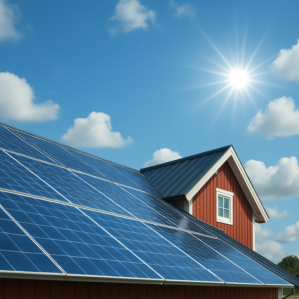 Solpaneler, lantbruk | Borga Energy