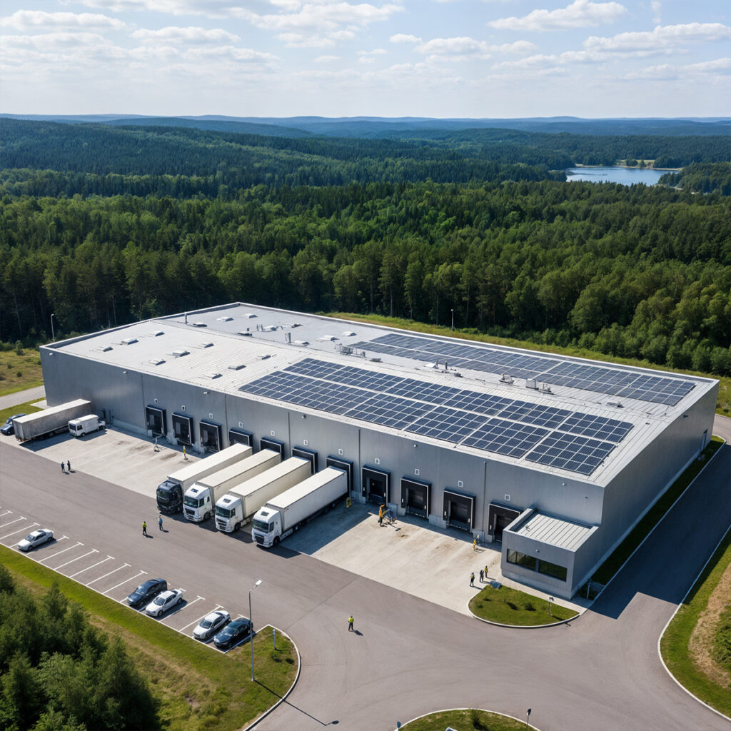 Solpaneler, logistik | Borga Energy