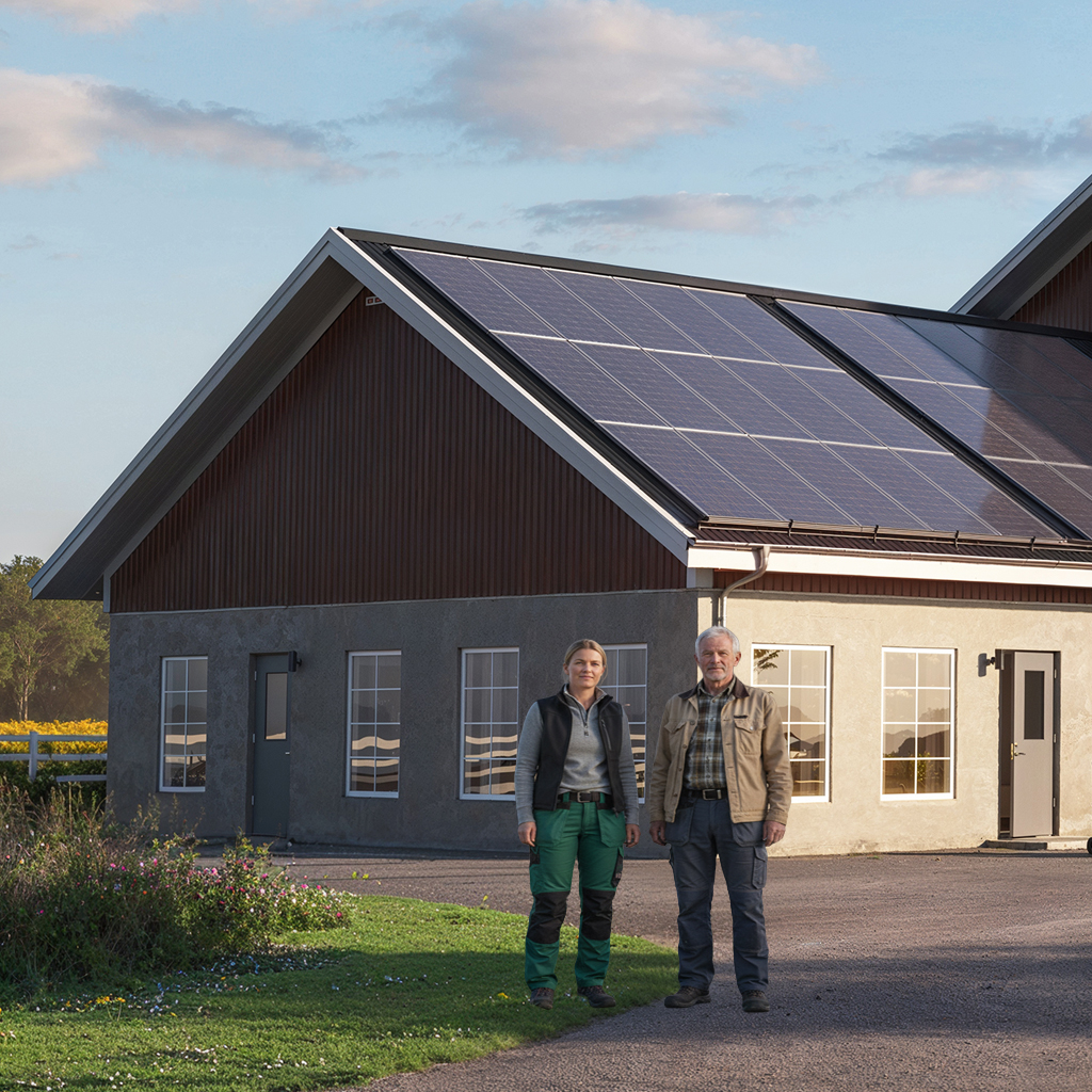Solpaneler, lantbruk | Borga Energy