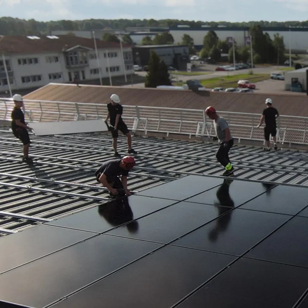 Installation av solpaneler | Borga Energy