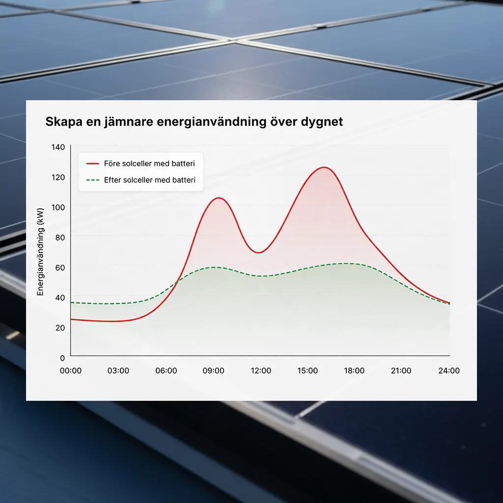 Solceller med batteri för företag | Borga